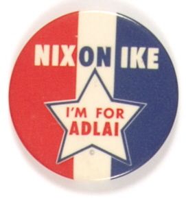 Nix on Ike, Im for Adlai