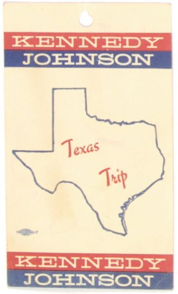 JFK Texas Trip Official Party Card