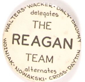 Reagan Delegates Pin
