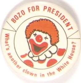 Bozo for President Anti Reagan