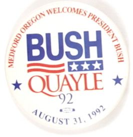 Bush-Quayle Medford, Oregon