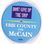 Erie County for McCain