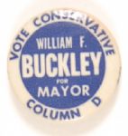 William Buckley for Mayor, New York City