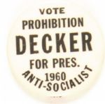 Decker 1960 Anti Socialist