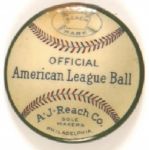 Large Size, Official American League Ball
