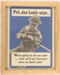 Pvt. Joe Louis World War II Poster