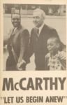McCarthy Let Us Begin Anew