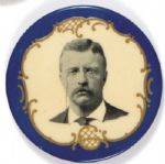 Theodore Roosevelt Blue Filigree