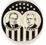 Roosevelt-Garner Rare Black and White Jugate