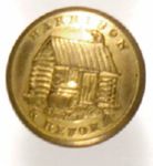 Harrison 1840 Brass Clothing Button