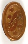 Hoover Metal Pinback