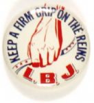 LBJ Firm Grip on Reins