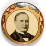 McKinley Large Flag Celluloid