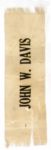 John W. Davis Ribbon