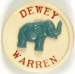 Dewey Plastic Elephant Pin