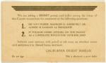 1936 Election Postcard