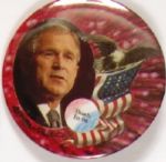 GW Bush Unique 2004 Pin