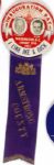 Ike Armstrong County Inaugural Pin, Ribbon