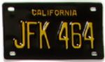 JFK California License