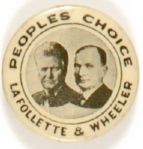 LaFollette Wheeler 1924 Jugate