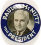 McNutt for President, Indiana 