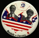 Mondale-Ferraro 6 Inch Pin
