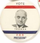 Vote Truman for President, 3 1/2" Size