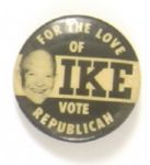 For the Love of Ike Sample Pin
