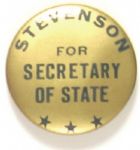 JFK, Stevenson for Secretary of State