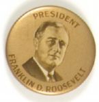 Roosevelt Gold Celluloid