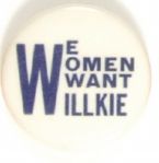 We Women Want Willkie, Blue