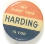 Harding First Vote