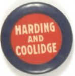 Harding and Coolidge