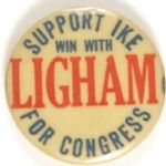 Ike, Ligham New Jersey Coattail