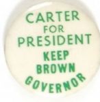 Carter, Keep Brown Governor
