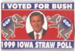 Bush Iowa Straw Poll