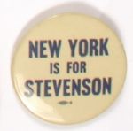 New York is For Stevenson