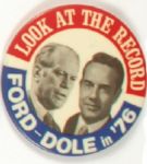 Ford-Dole Look at the Record