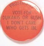 Dukakis, Bush Prostitutes