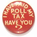I Have Paid My Poll Tax