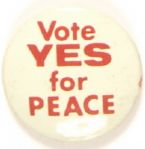 Vote Yes for Peace