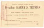 Truman Pittsburgh Postcard
