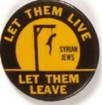 Syrian Jews Let Them Leave
