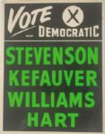 Adlai Stevenson Coattail Poster