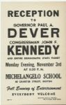 Congressman Kennedy Boston Reception