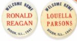 Welcome Home Ronald Reagan and Louella Parsons