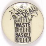 Willkie New Deal Trash Can