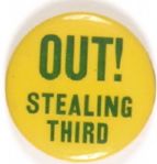 Out Stealing Third Yellow Version