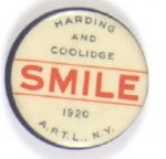 Harding and Coolidge Smile