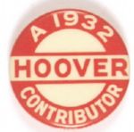 Hoover 1932 Contributor